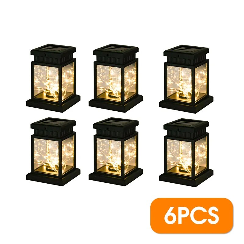 Solar Lantern Light - Portable LED Waterproof Outdoor Garden Hanging Lamp