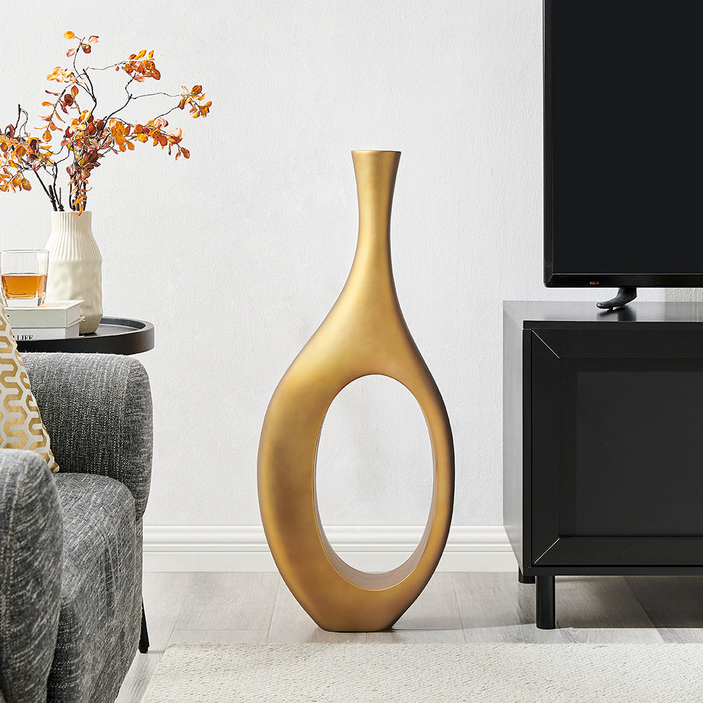 Trombone Vase Large // Matte Bronze