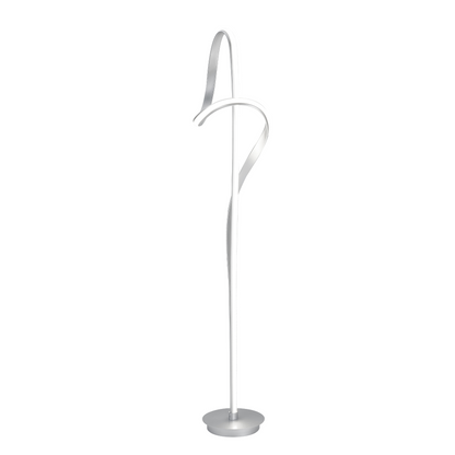 Budapest Dimmable LED 63" Tall Floor Lamp // Silver