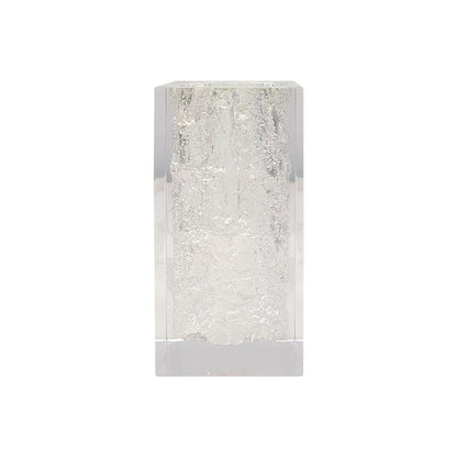 Clear Cubic Resin Sculpture