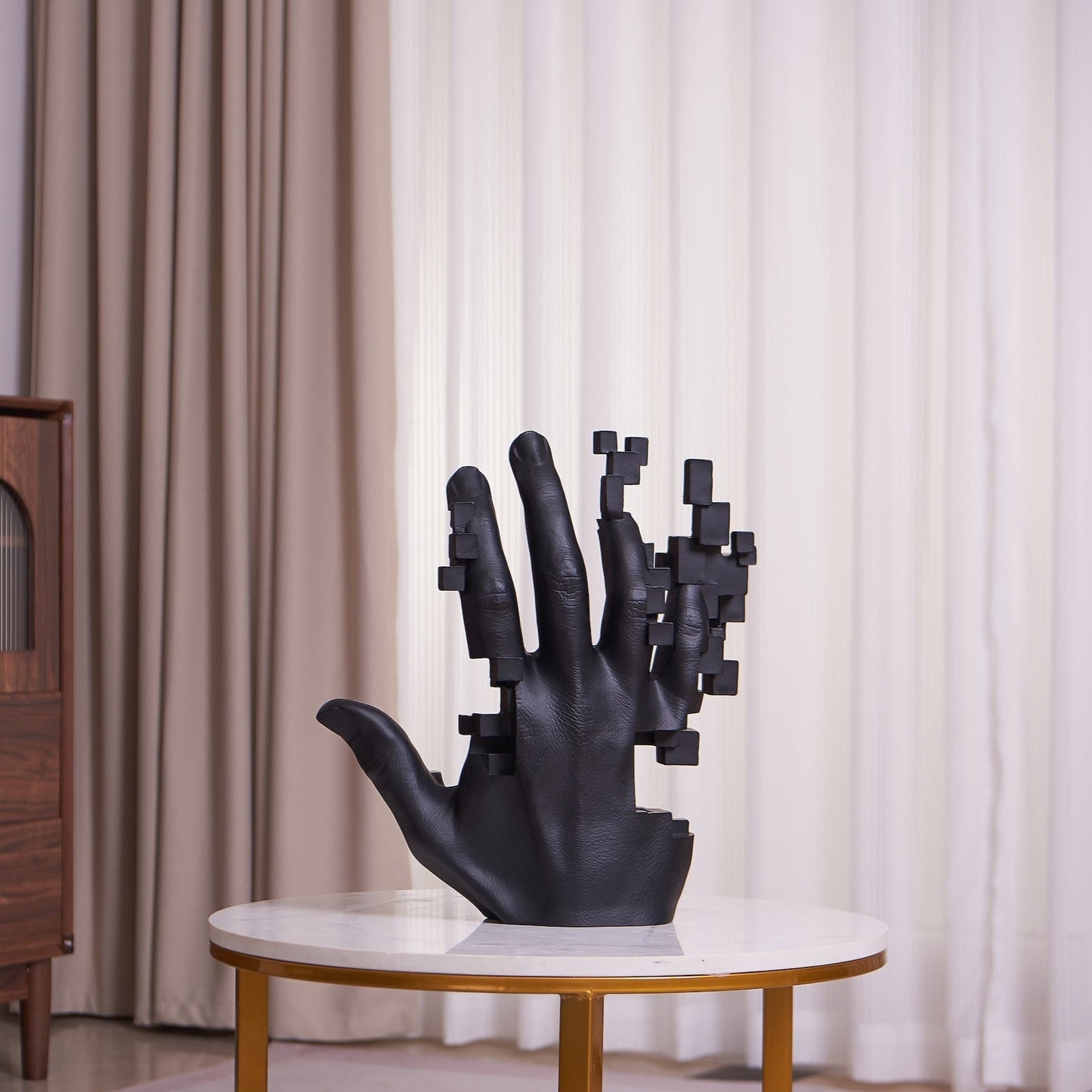 Pixel Hand // Matte Black