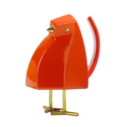 Bird Sculpture // Large Orange