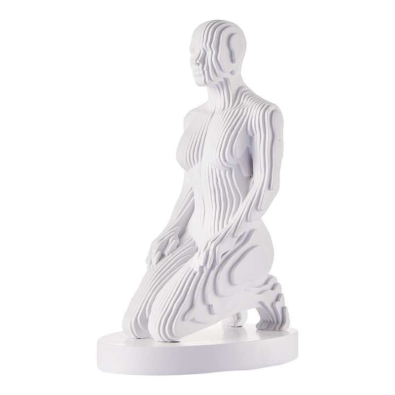 Woman Pixel // Matte White