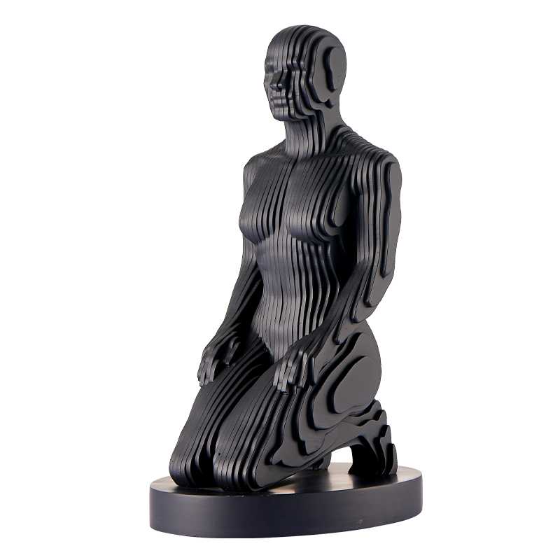 Woman Pixel // Matte Black