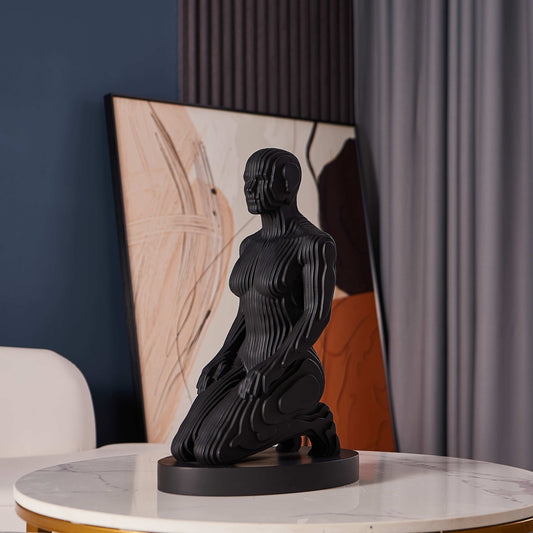 Woman Pixel // Matte Black