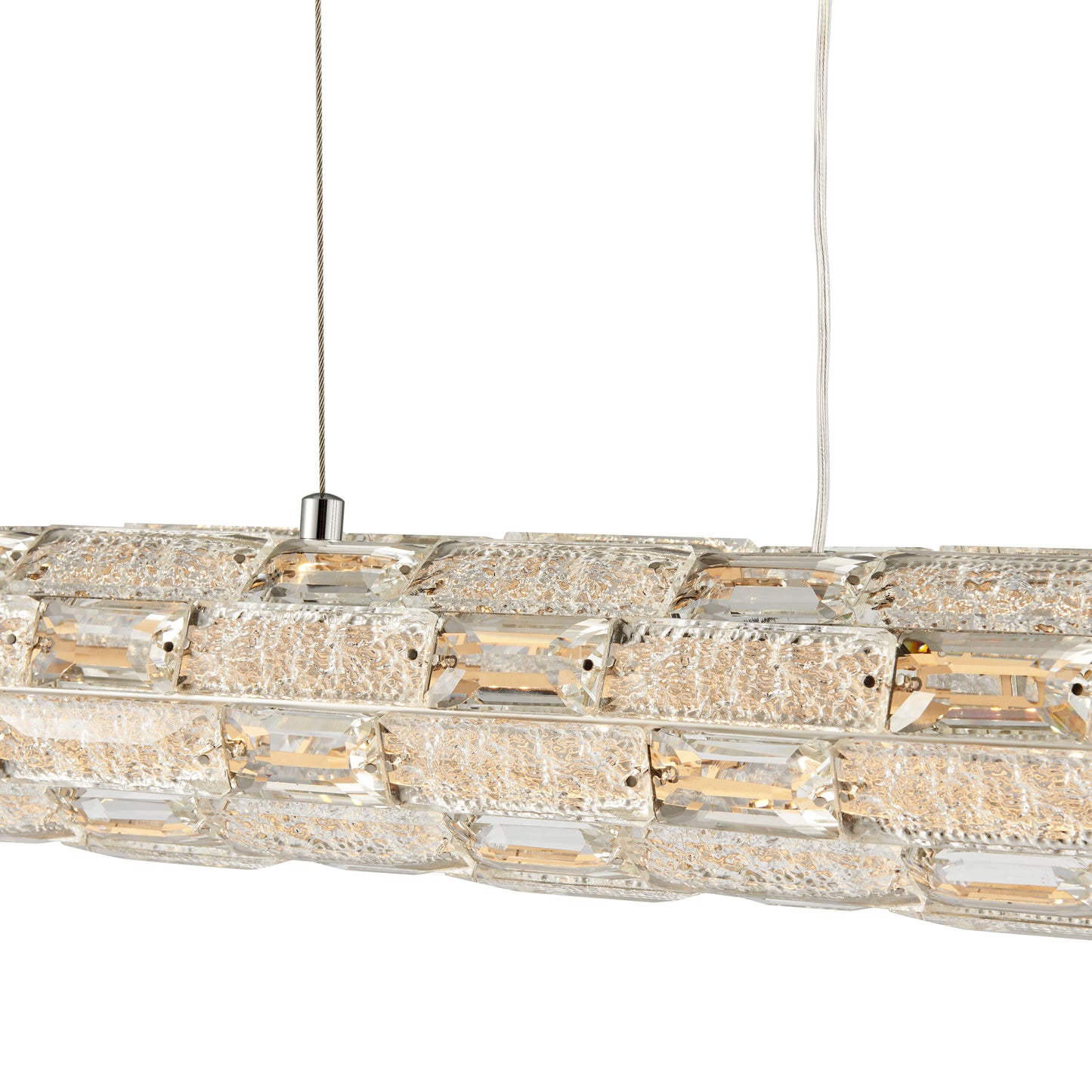 Rustica Crystal Chandelier // Chrome