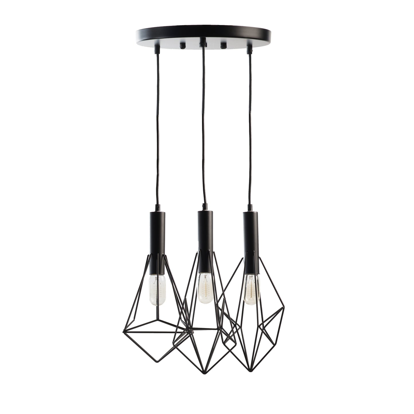 Adele Geometric Pendant // 3 Light