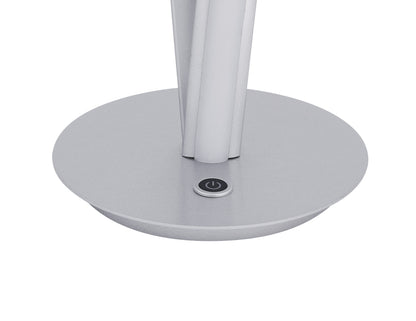 Munich Silver Table Lamp // LED Strip & Touch Dimmer