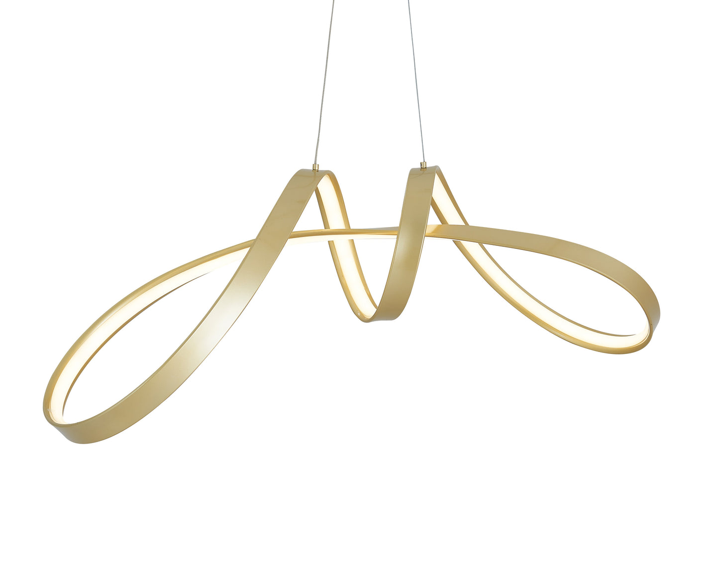 Bucharest Integrated LED Chandelier // Sandy Gold