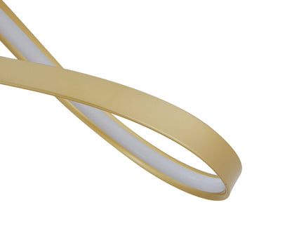 Bucharest Integrated LED Chandelier // Sandy Gold