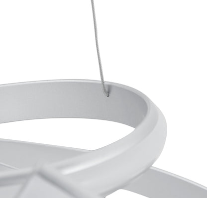 Oslo LED Adjustable Chandelier // Silver