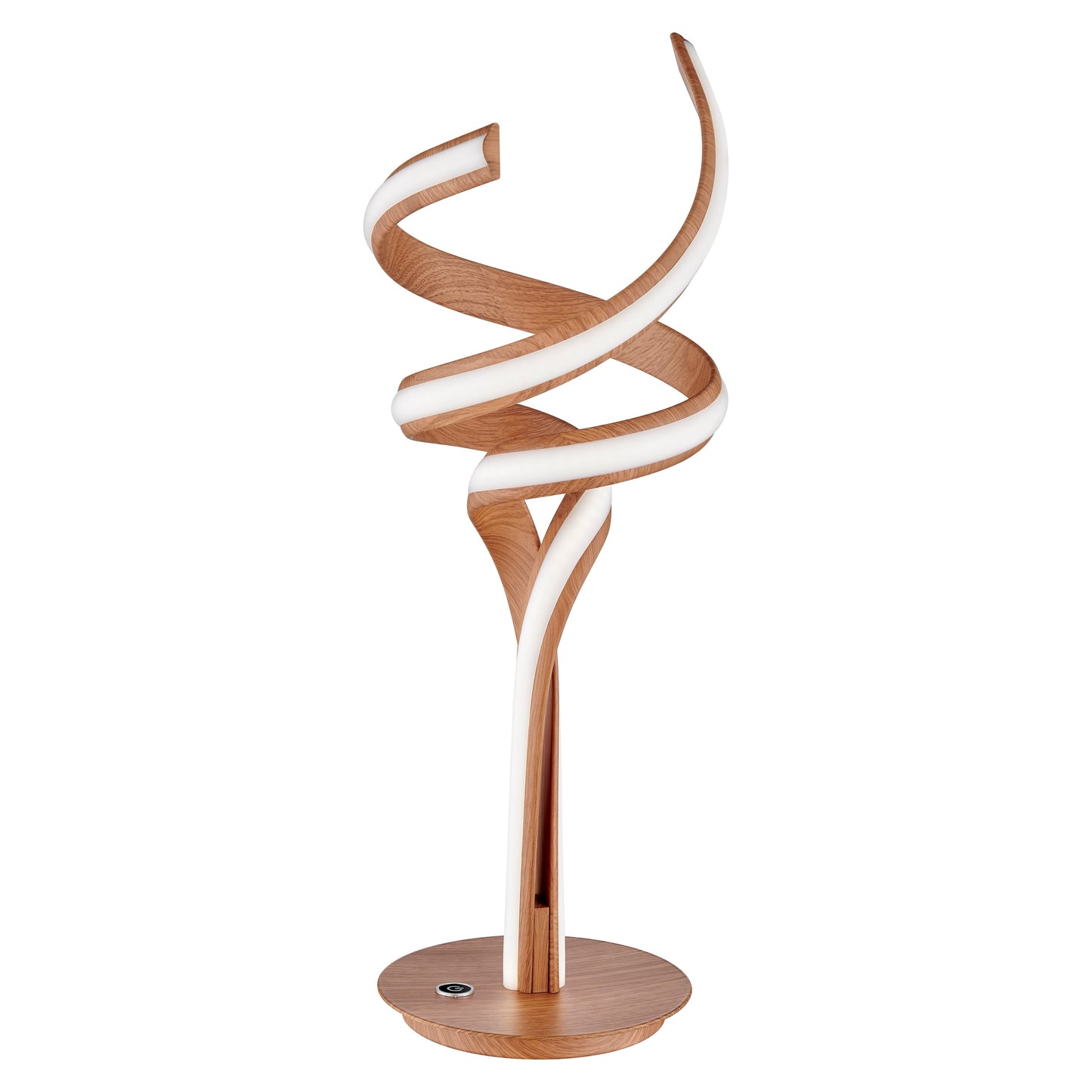 Munich Wood Table Lamp // LED Strip & Touch Dimmer