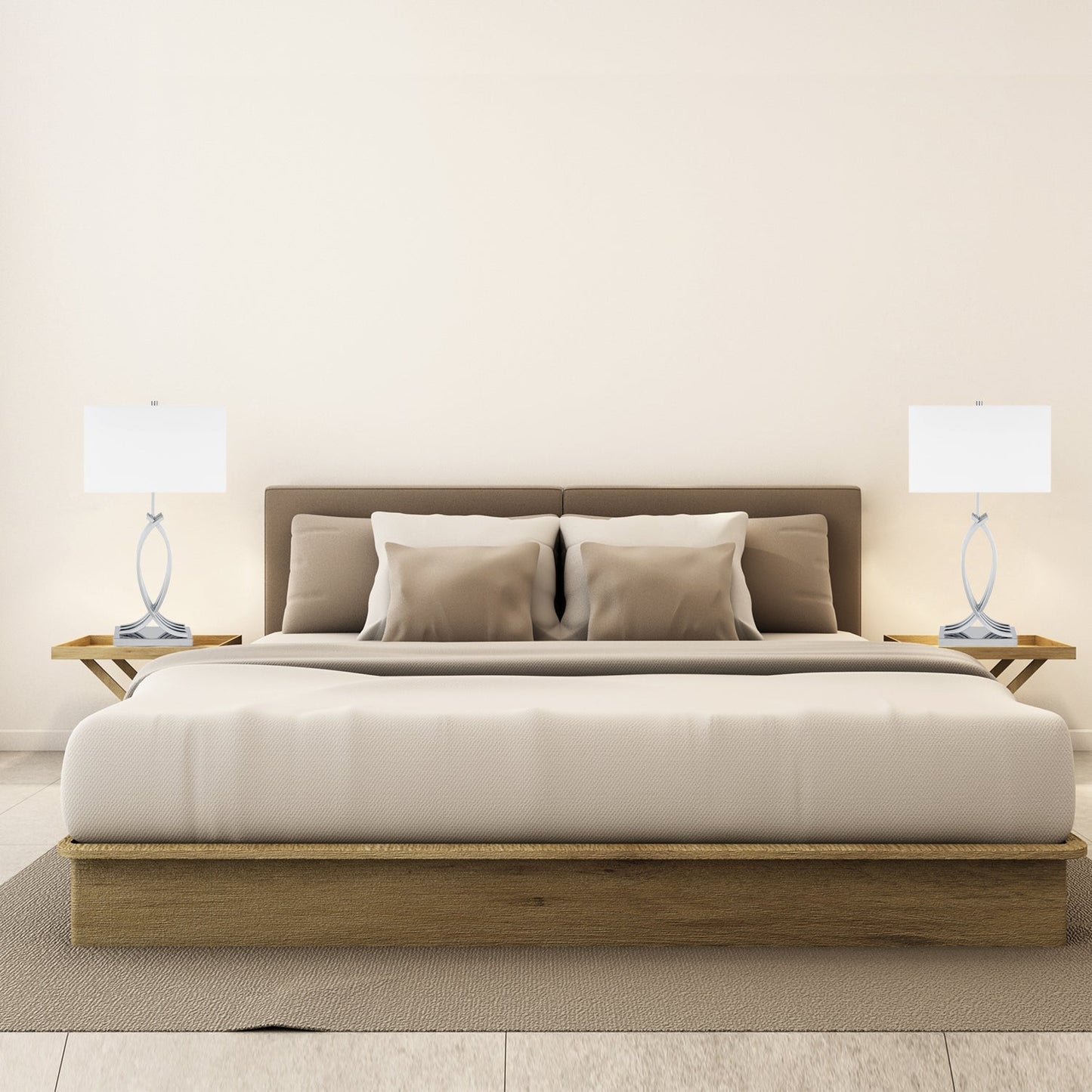 Unity 1 Light Table Lamp // Chrome