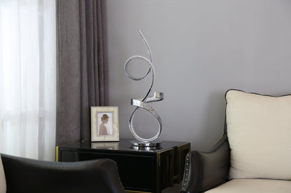 Amsterdam LED with Touch Dimmer Table Lamp // Chrome