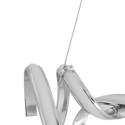 Munich LED Horizontal Chandelier // Chrome