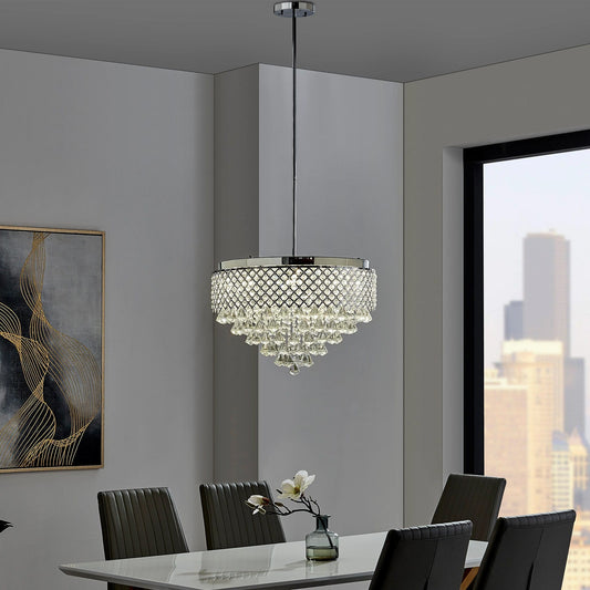 Cinderella Crystal Round Chandelier // 12 Light