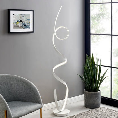 Amsterdam LED Dimmable 63" Floor Lamp // White