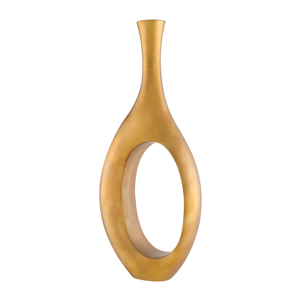 Trombone Vase Small // Matte Bronze
