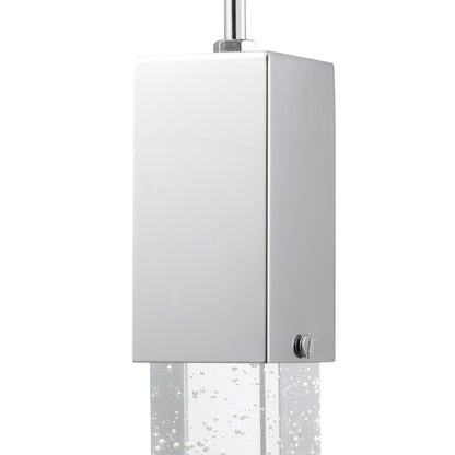 Rectangular Crystal Pendant // 1 Light