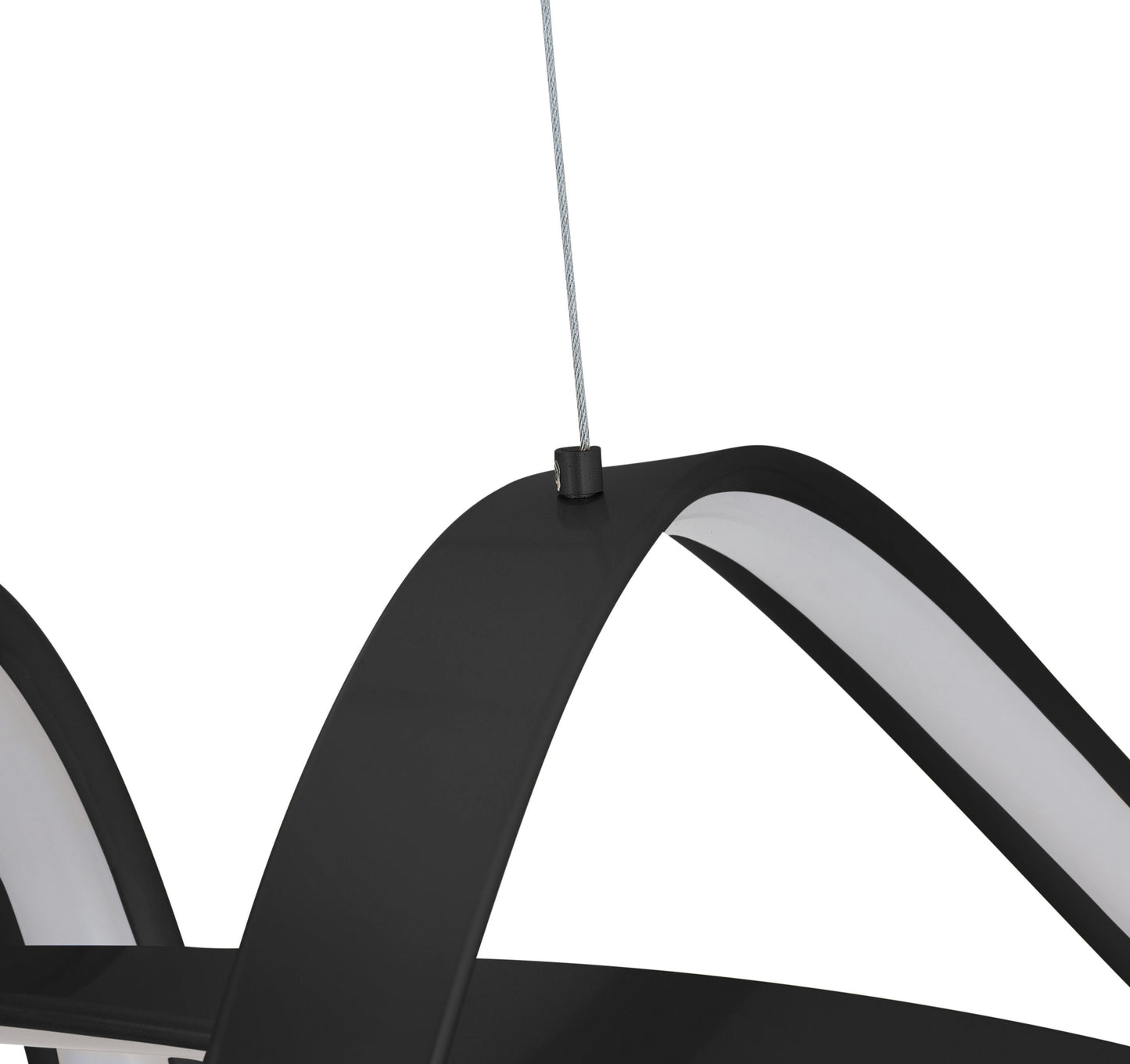 Bucharest Integrated LED Chandelier // Black