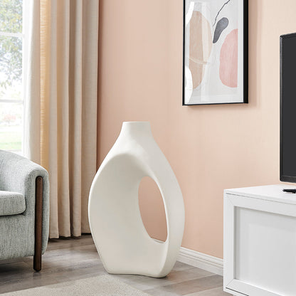 Simi Vase Large // White