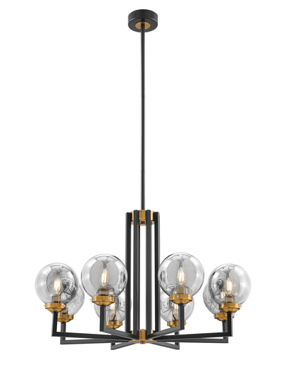 Monachopsis Large Chandelier // Gold and Black