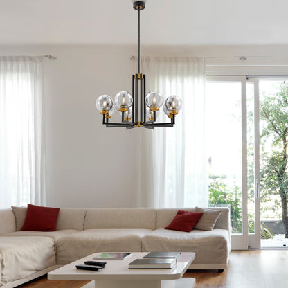 Monachopsis Large Chandelier // Gold and Black
