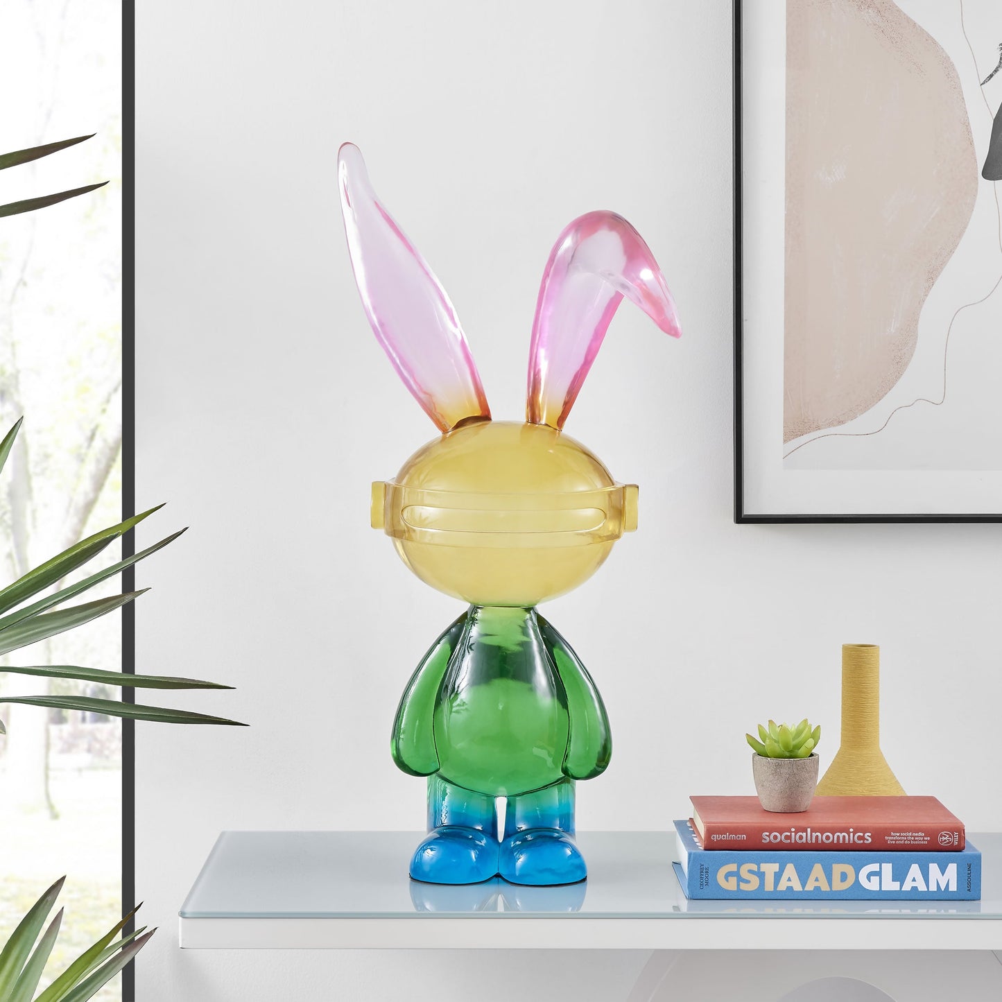 Colorful Rabbit Sculpture