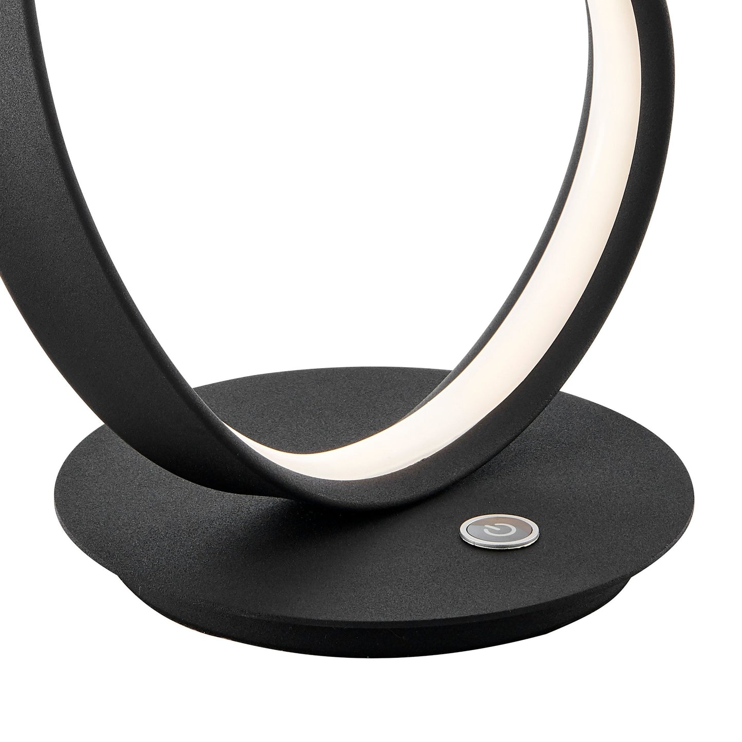 Amsterdam Black Table Lamp - LED Strip with Touch Dimmer | 15W Aluminum Lamp