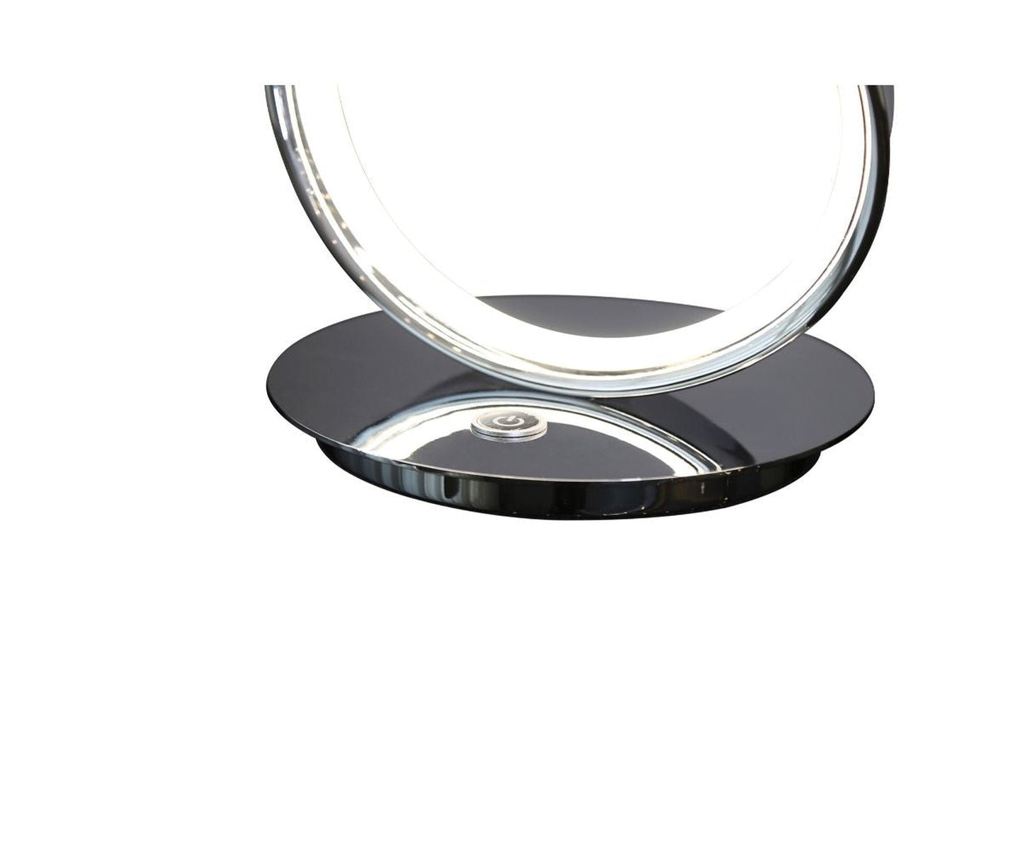 Amsterdam Chrome Table Lamp - LED Strip with Touch Dimmer | 15W Aluminum Silica Lamp