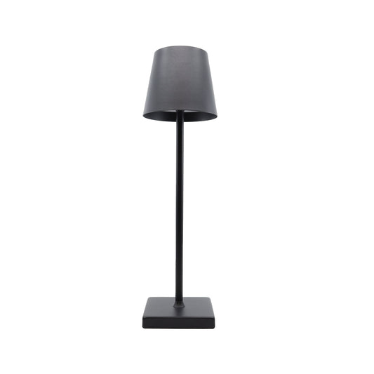 Beam Column Rechargeable Table Lamp - Black | Multi-Height LED Lamp with USB-C Charging and Dimmable Light