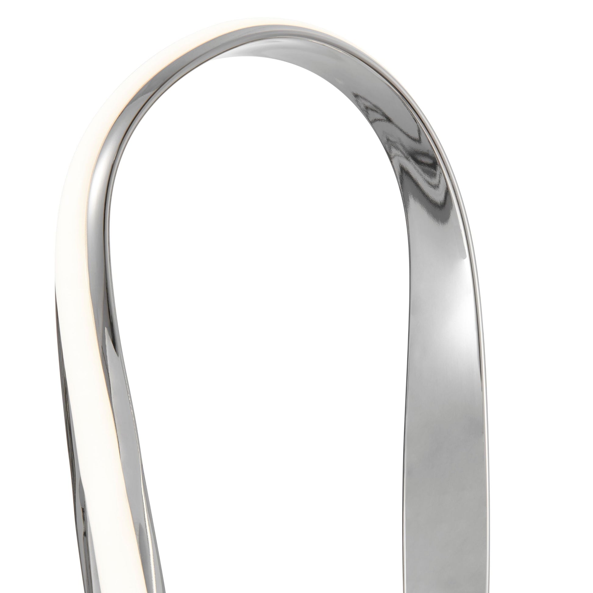 Carter Table Lamp - Chrome | Oval-Shaped Design with 3-Way Touch Control and Dimmable Lighting