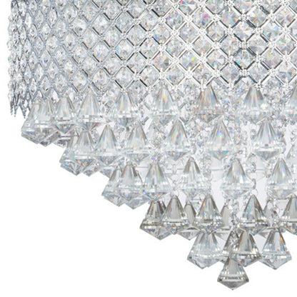 Cinderella Crystal Round Chandelier - 12 Light | Dimmable LED Crystal Lighting