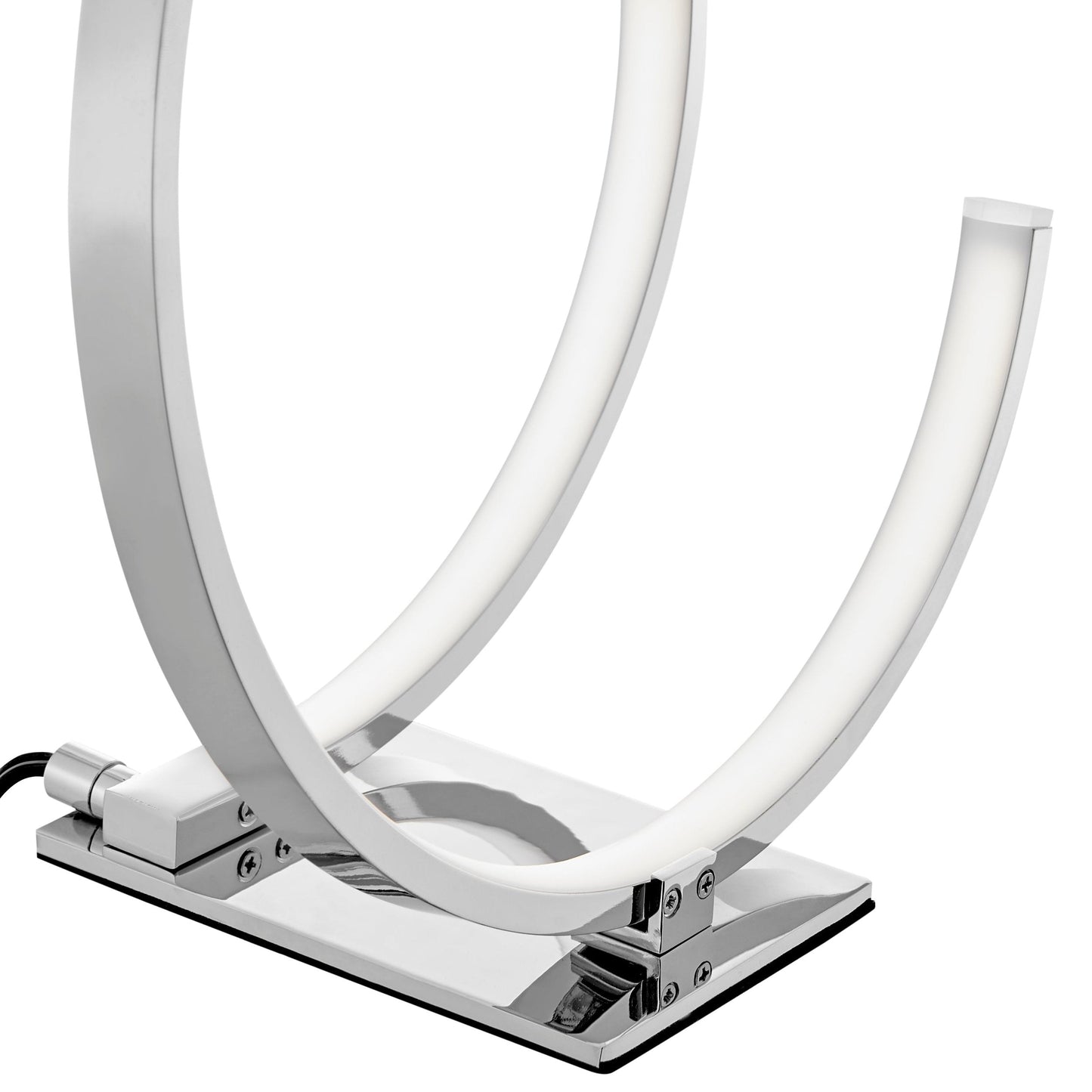 Circular Design Table Lamp - LED Strip | Modern Chic Lamp by Finesse Decor