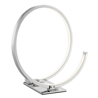 Circular Design Table Lamp - LED Strip | Modern Chic Lamp by Finesse Decor