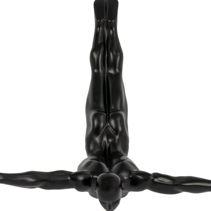 Diver Wall Art Decor Sculpture //11" Matte Black