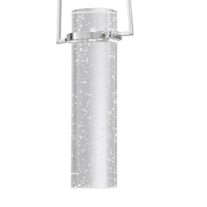 Harmony Single Pendant Light - Chrome, Modern Crystal Pendant