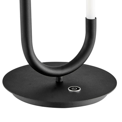 LED Single Clip Table Lamp - Matte Black | 8W LED Lamp with 3-Way Touch Dimmer