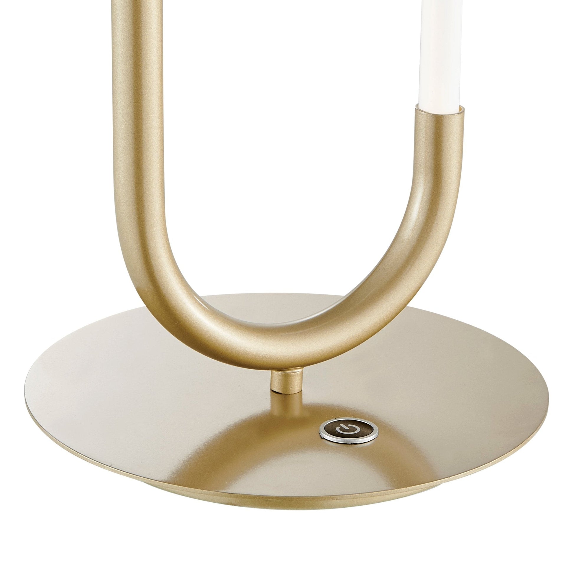 LED Single Clip Table Lamp - Sandy Gold | 8W LED Lamp with 3-Way Touch Dimmer