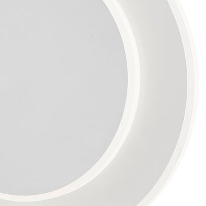 Luna Eclipse Two Circle Multiuse Lamp // White