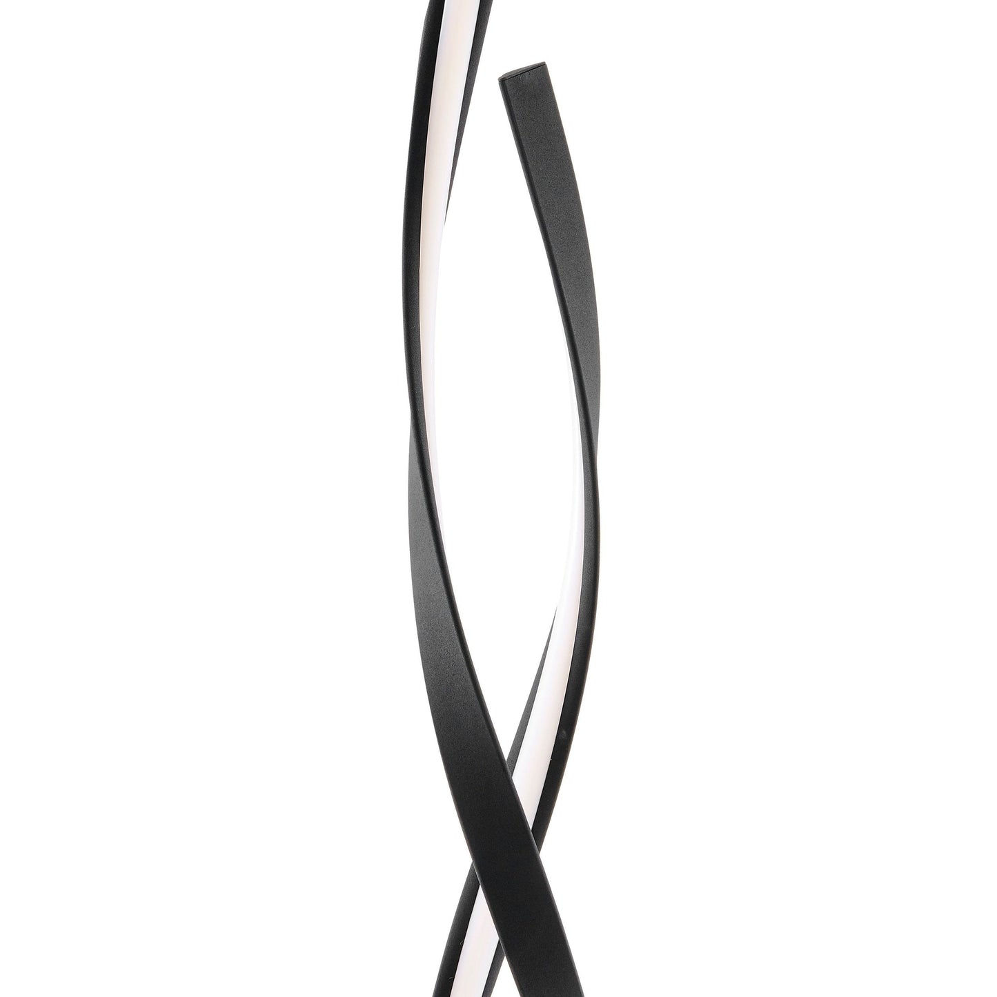 Matte Black Vienna LED 55" Tall Floor Lamp | Dimmable Modern Lighting with Futuristic Design