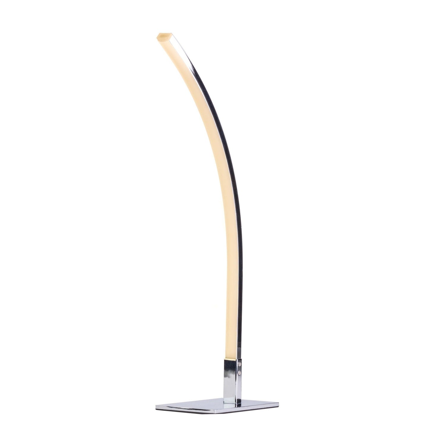 Modern Arc Design Table Lamp - LED Strip | 6W Chrome LED Lamp by Finesse Decor