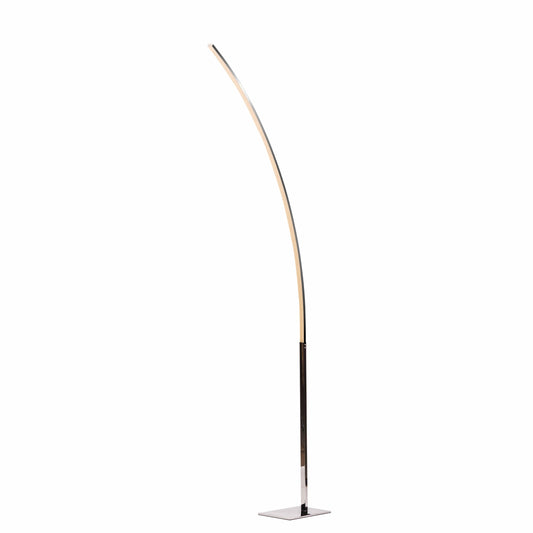 Modern Arc LED 65" Floor Lamp - Chrome | Sleek Lighting with On/Off Foot Switch