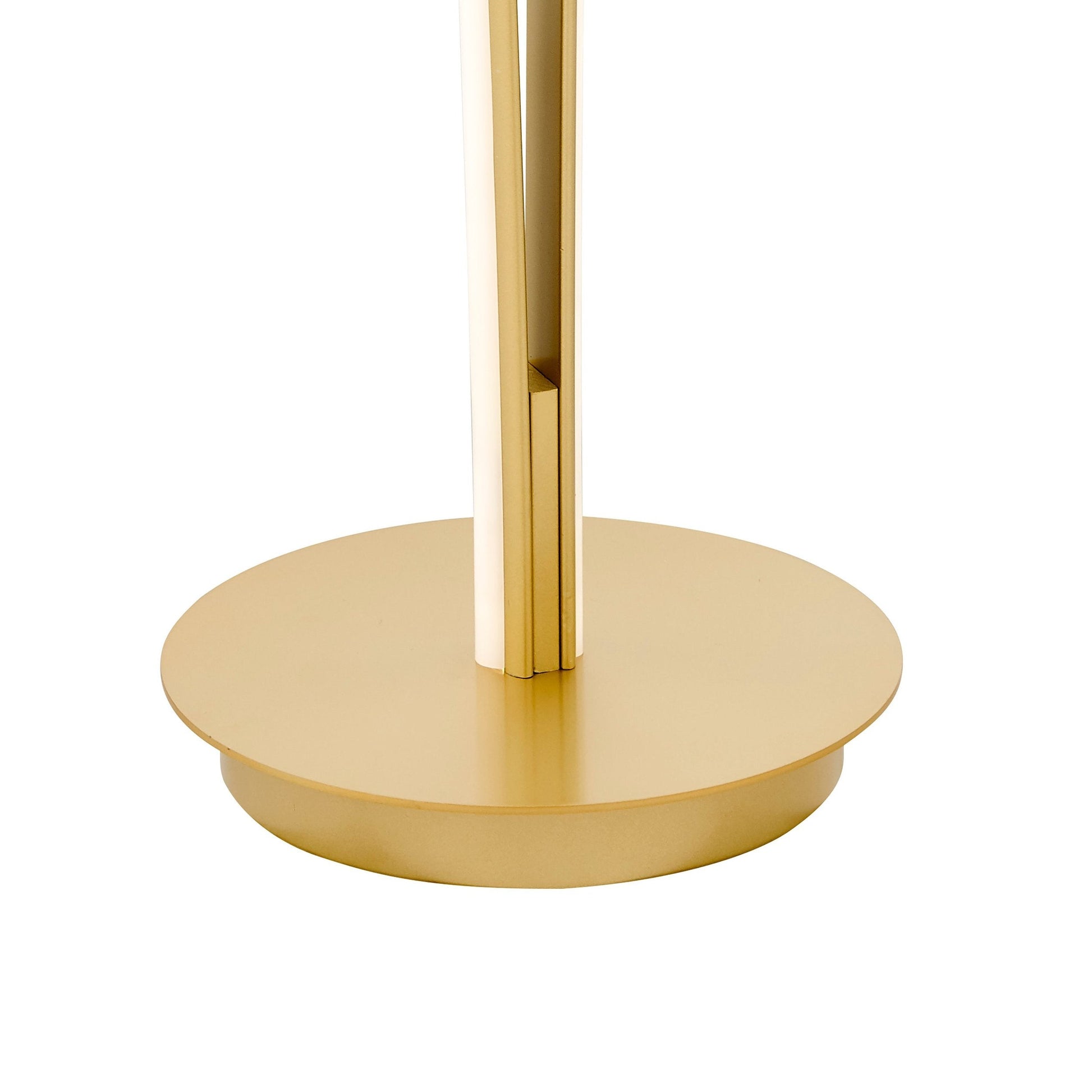 Munich LED 63" Floor Lamp - Sandy Gold | Dimmable Modern Lighting with Foot Switch