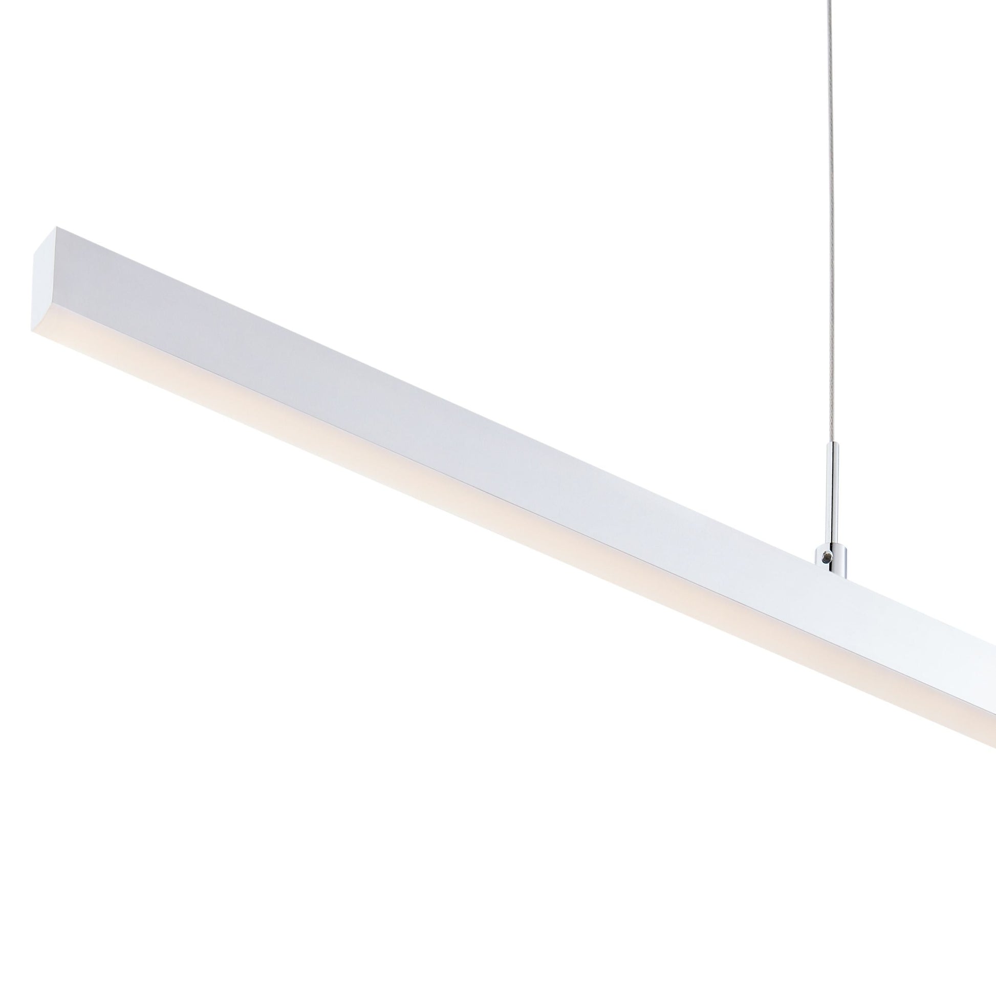 Salzburg Linear LED Integrated Chandelier – Chrome, Adjustable with CCT Functionality