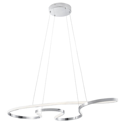 Shanghai LED Adjustable Chandelier - Chrome Finish, Modern Design with Dimmable LED Lighting