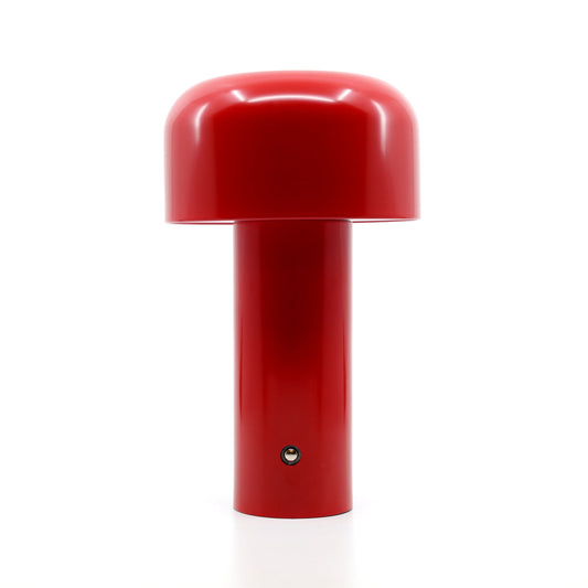 Silhouette Rechargeable Mushroom Lamp - Red | Versatile LED Lighting with Touch Control and Dimming