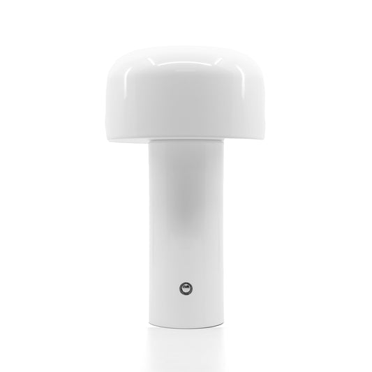 Silhouette Rechargeable Mushroom Lamp - White | Versatile LED Lighting with Touch Control and Dimming