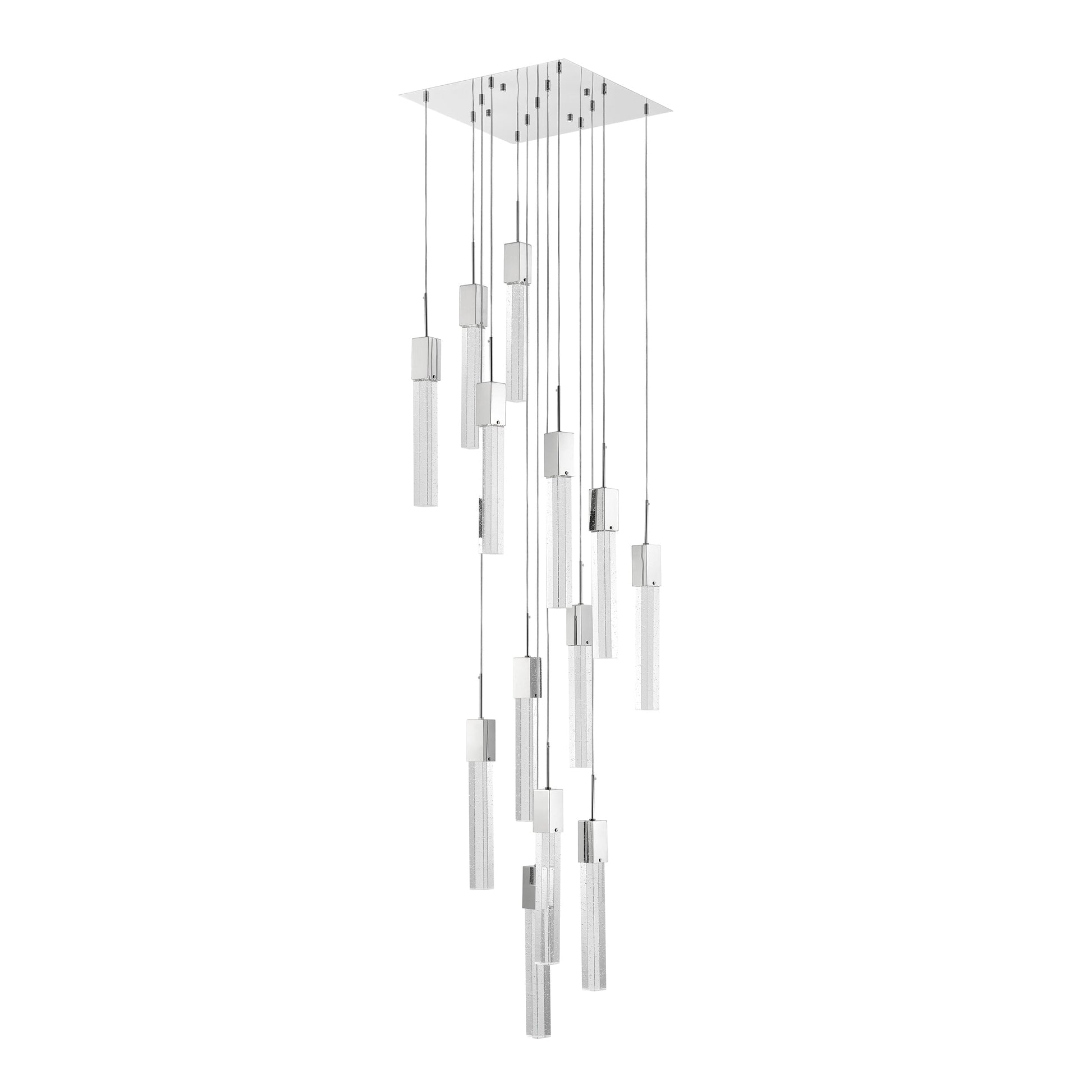 Sparkling Night XL 13-Light Chandelier - Extra Large Crystal Pendants with Adjustable Hanging Length