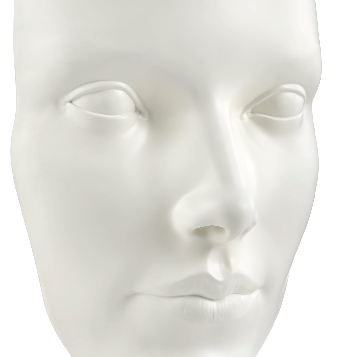 Sumerian Feminine Face // Matte White